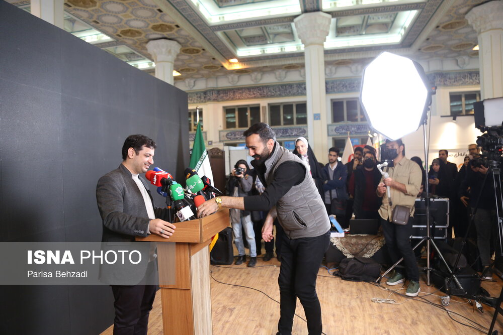 رائفی پور در سومین روز نمایشگاه رسانه‌های ایران
